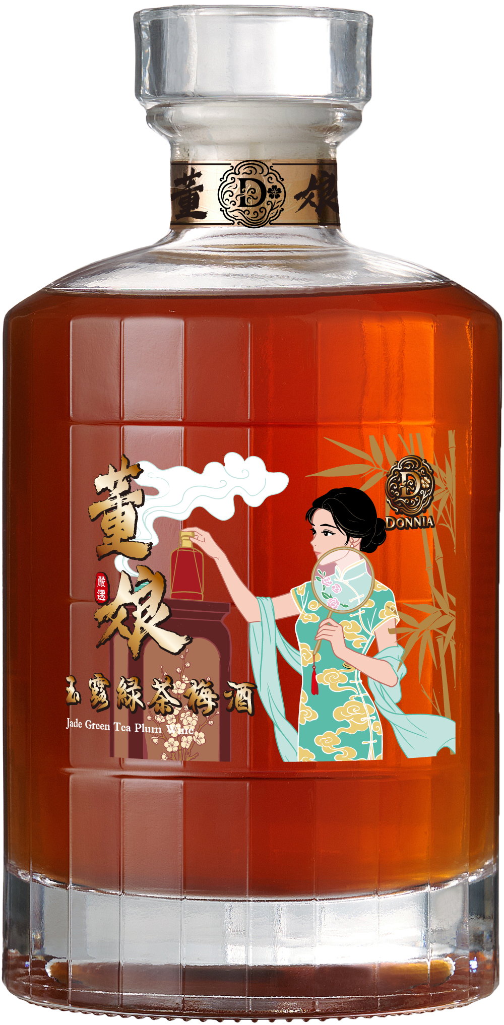 董娘玉露綠茶梅酒700ml