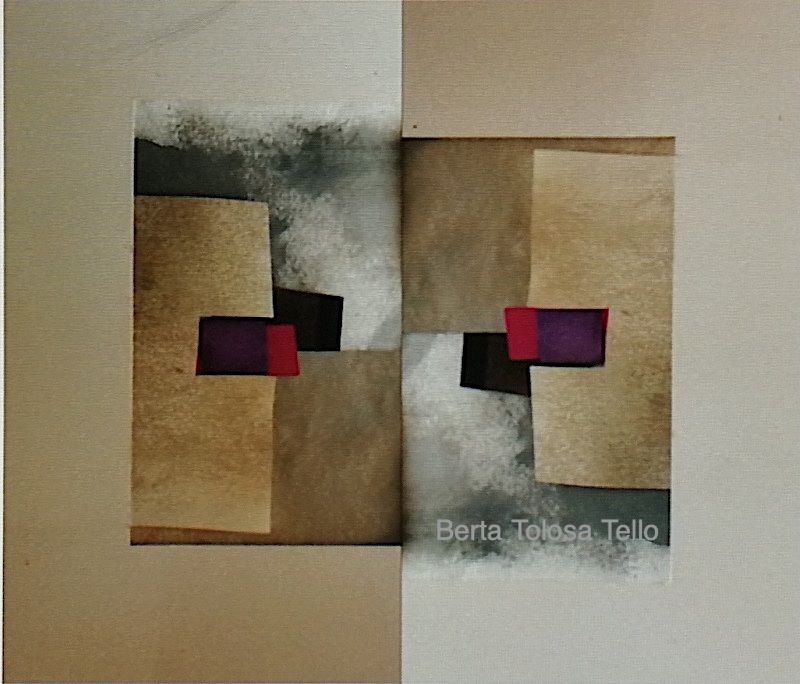 Un cuadro de Berta Telesa Tello está en una pared.
