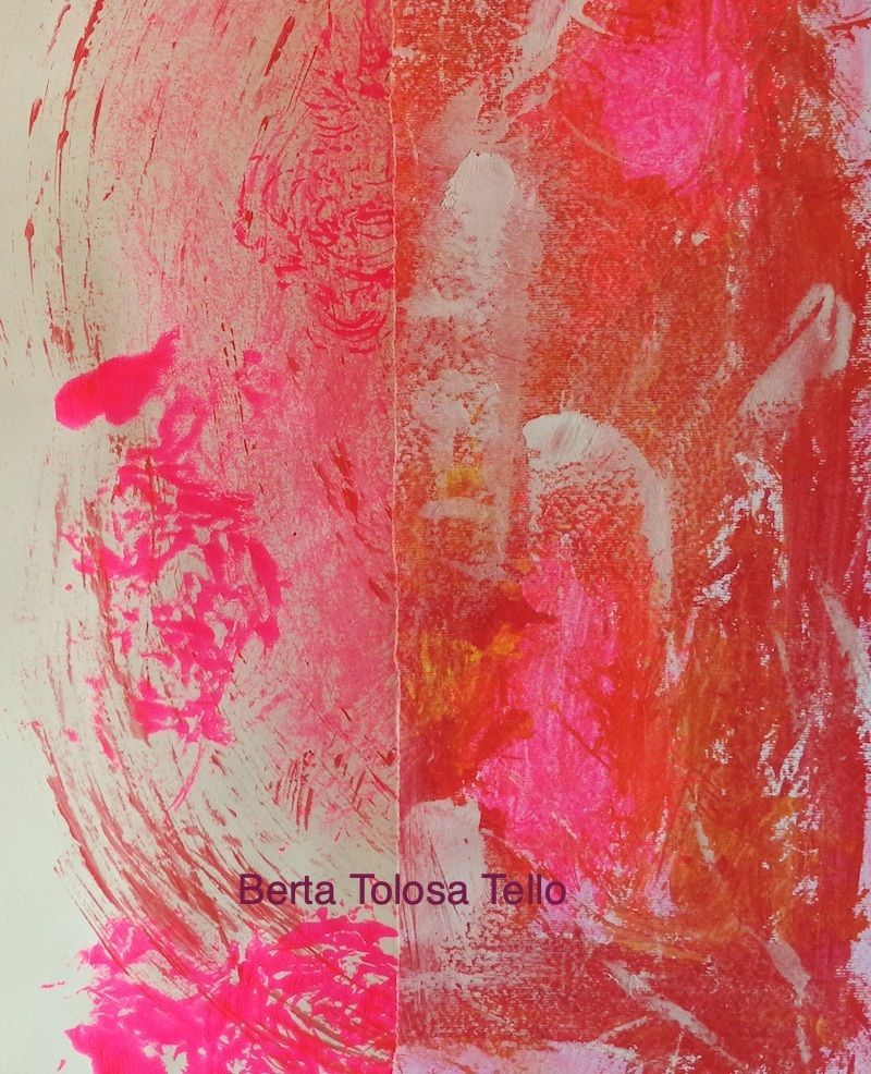 Un primer plano de un cuadro de Berta Tolosa Tello