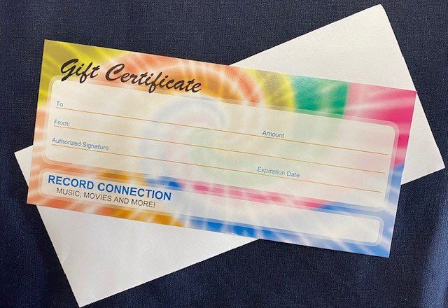 Gift Certificate | Ephrata, PA | Record Connection