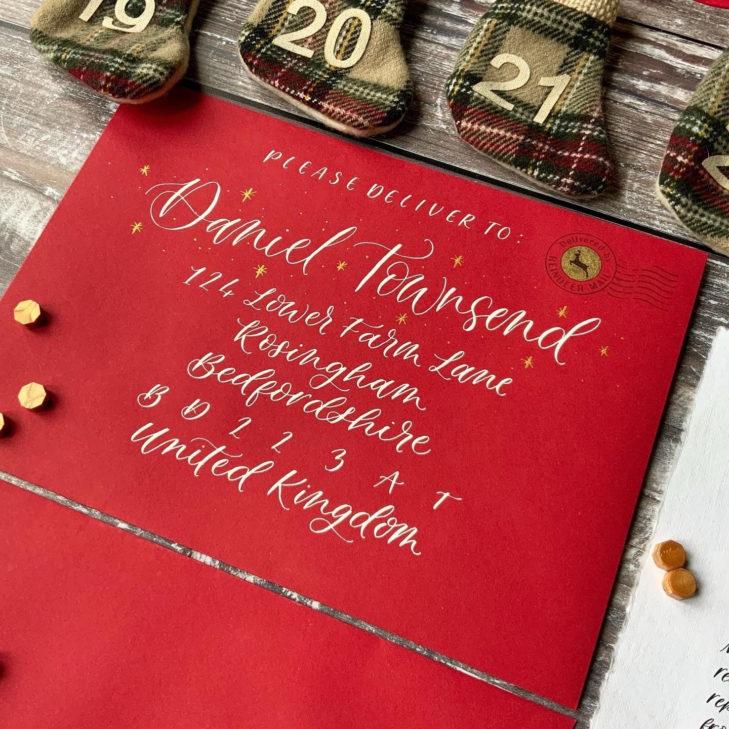 Calligraphy Christmas Card