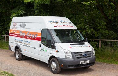 Top Gear Ford Transit training vehicle