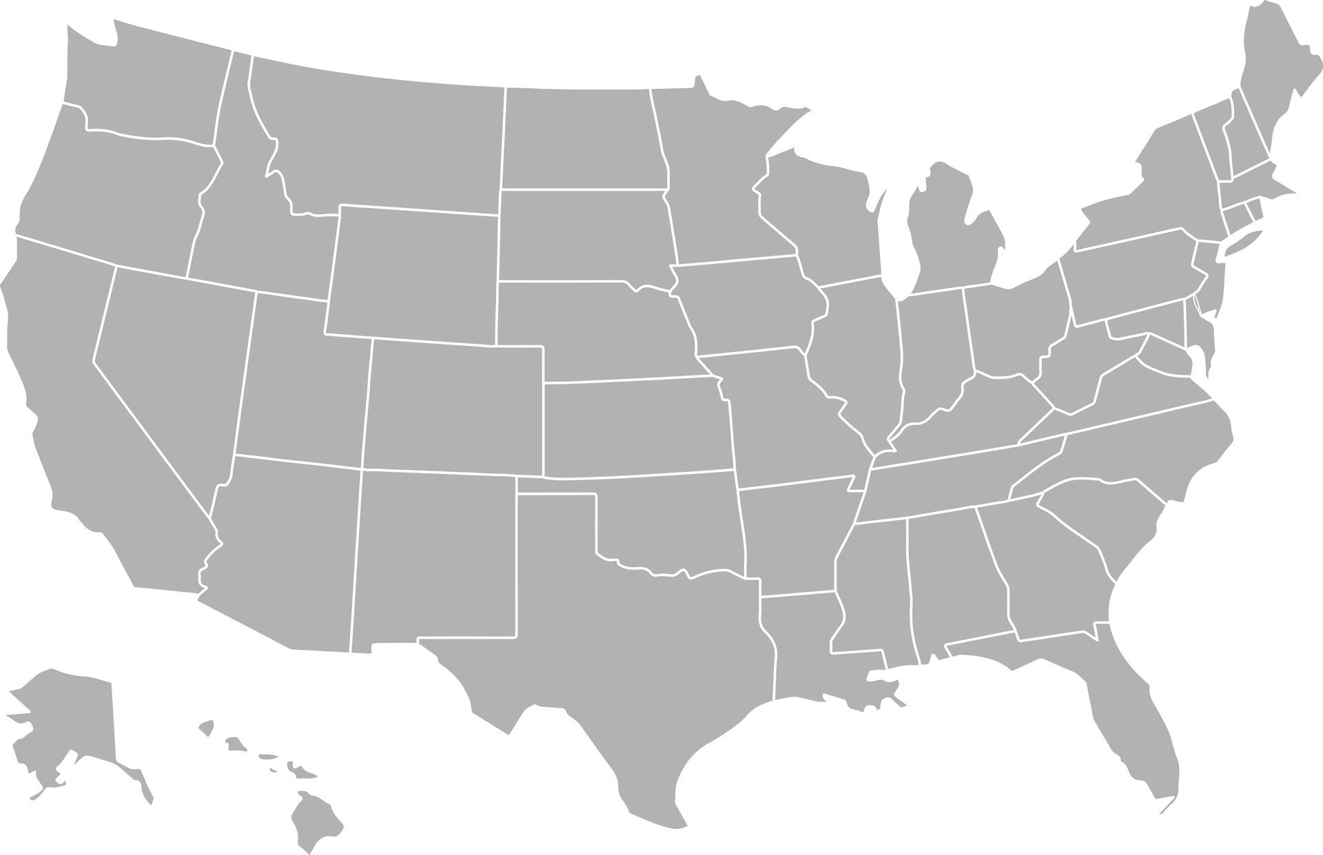 map of usa