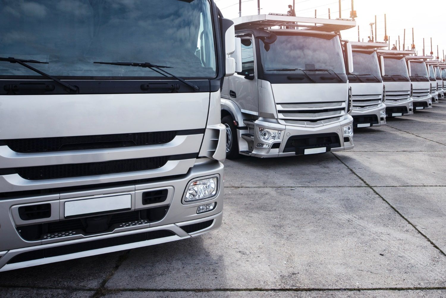 trucks ready to do door to door car shipping