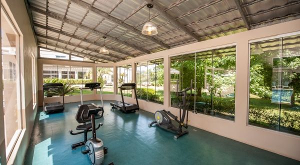 Academia no Farina Park Hotel Academia em Bento Gonçalves, na Serra Gaúcha