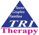 A logo for teens couples families tri therapy