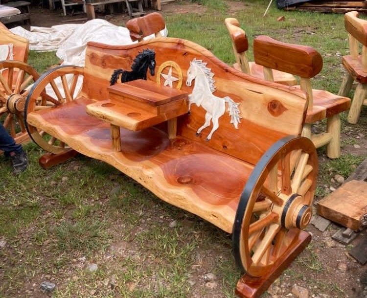 Restaurant Terrace Rustic Package – Outdoor Dining & Bar Seating