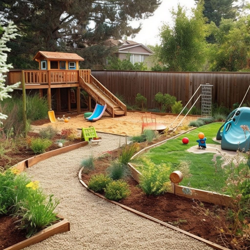 Learn how to design a safe and enjoyable kid-friendly backyard with play structures, sensory gardens