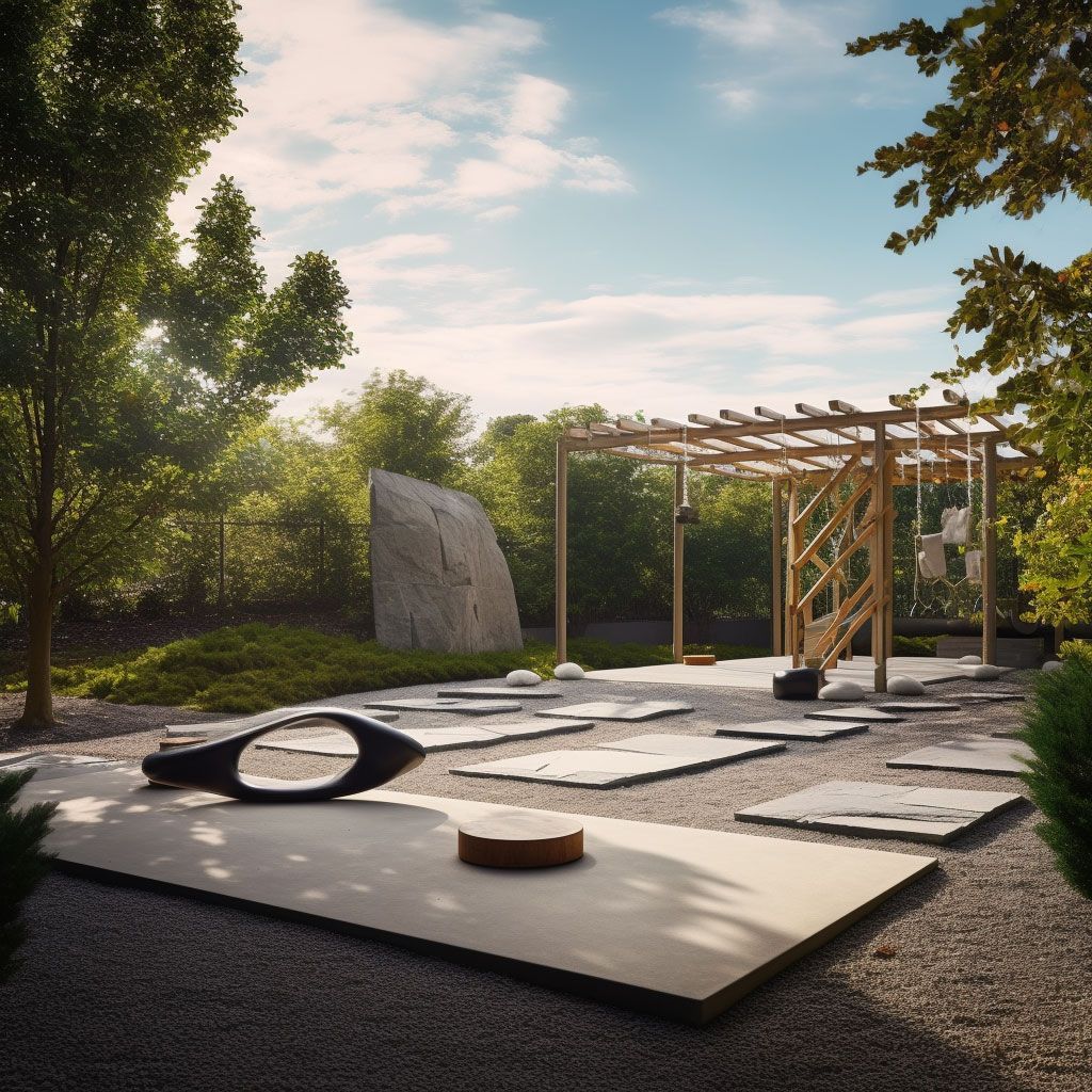 Discover how to create a serene outdoor wellness space in your backyard, complete with meditation ga
