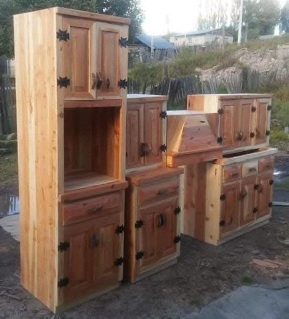 Ranch Family Rustic Furniture Package – Kitchen, Dining & Bedroom Set