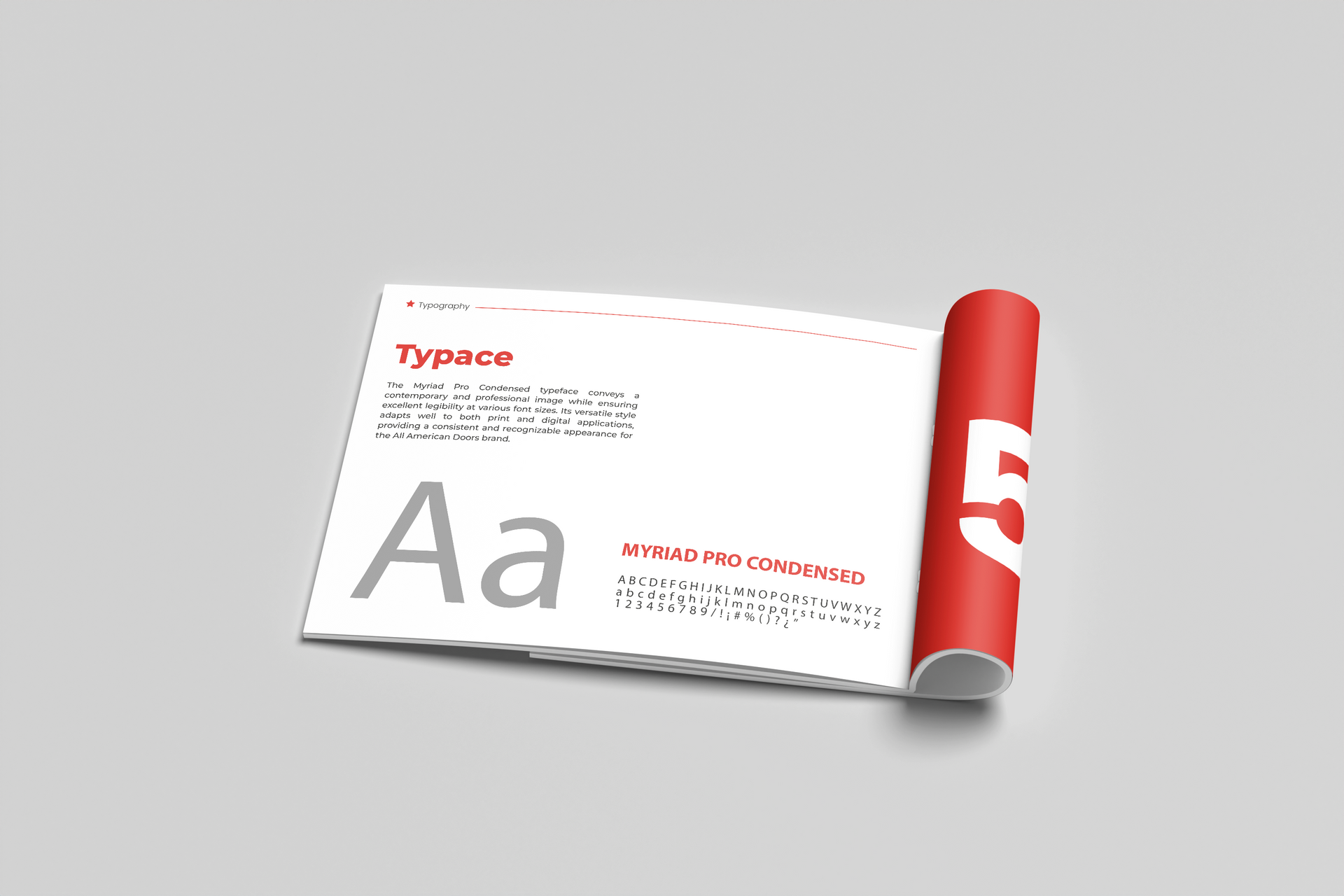 a book is open to a page with the letters a and aa on it .