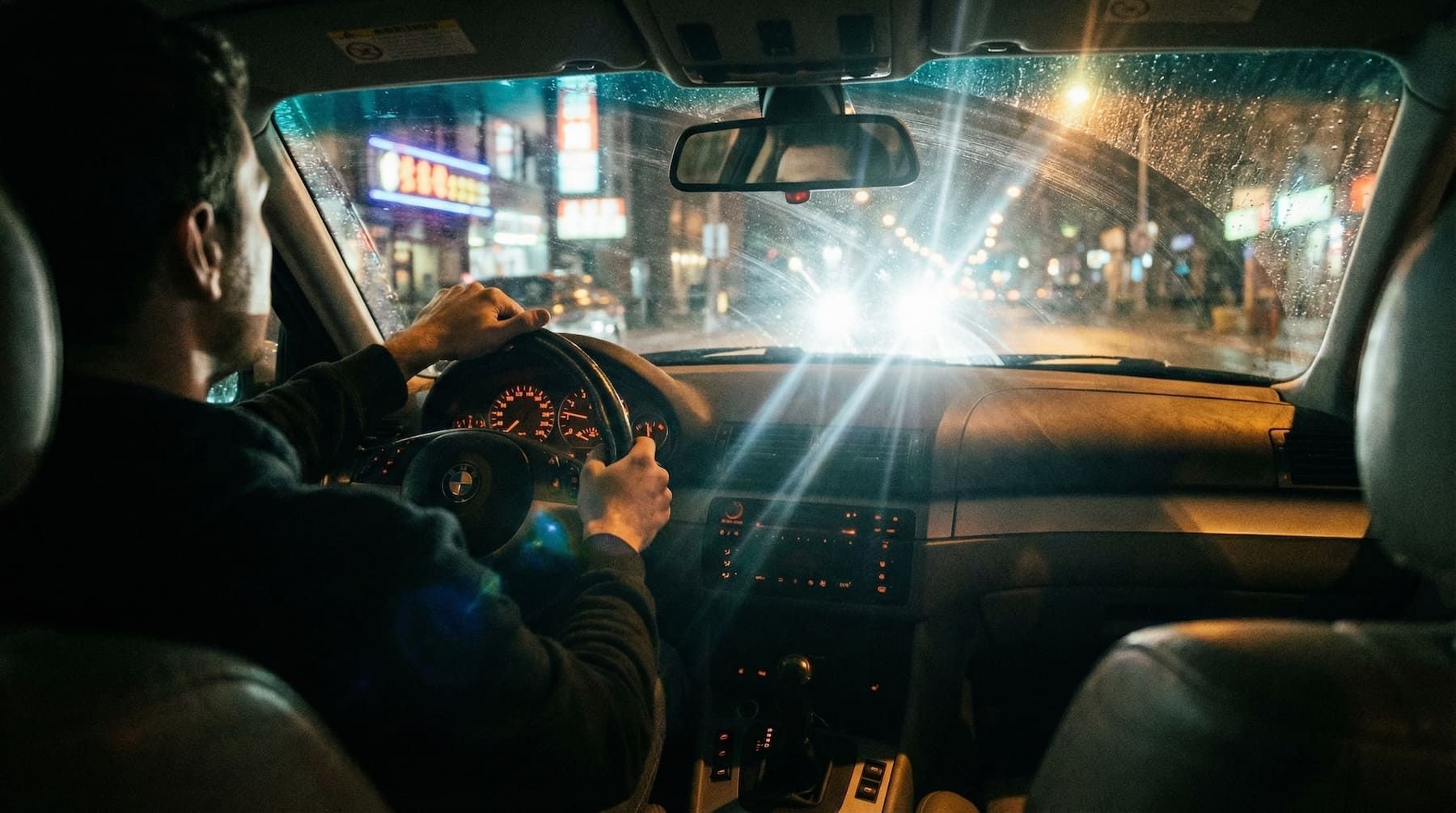 does window tint reduce headlight glare at night