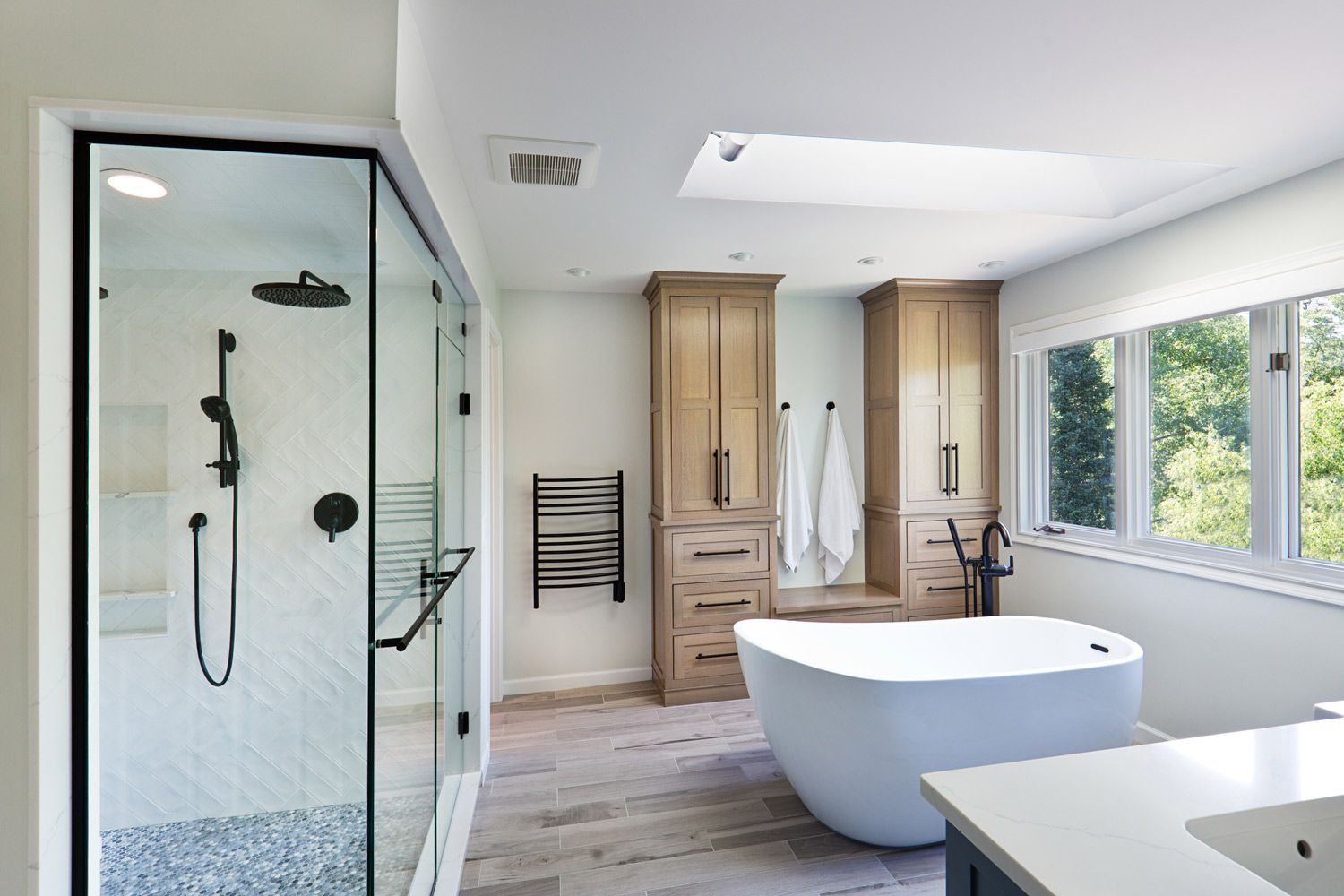Shower Room in a Wide Bathroom Shower Room in a Wide Bathroom