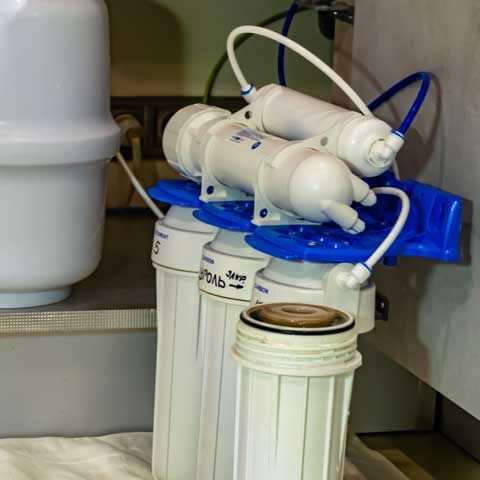 Water filter system for home