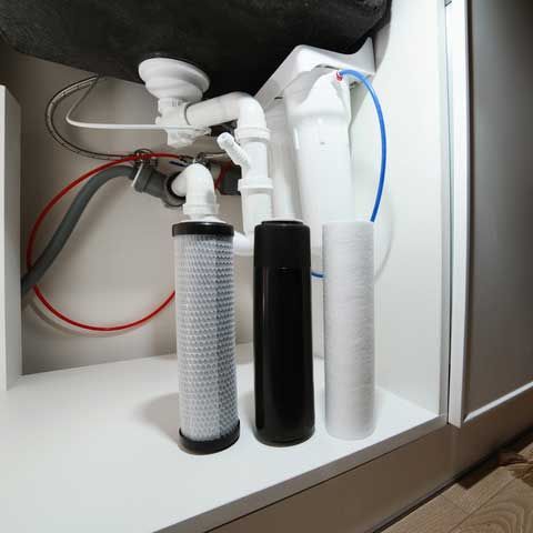 House water filtration system to drinkable condition
