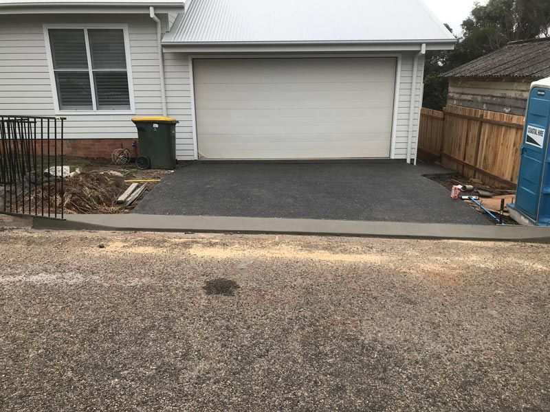 Driveway to Garage Installed — Brodie Wynter Concreting in Port Macquarie, NSW