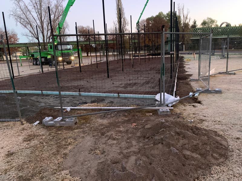 Metal Frames Ready for Concrete Installation — Brodie Wynter Concreting in Port Macquarie, NSW