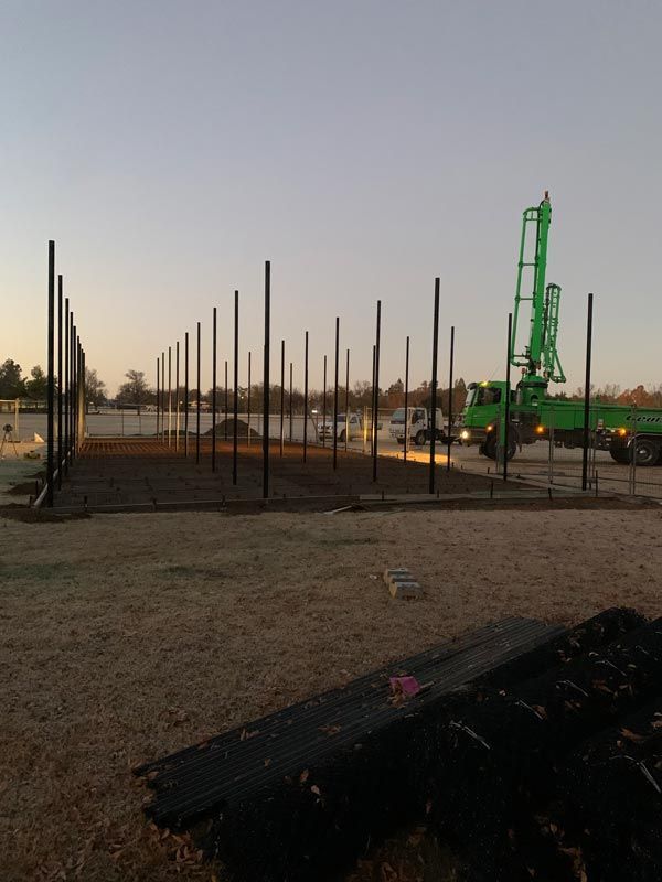 Long Metal Frames — Brodie Wynter Concreting in Port Macquarie, NSW