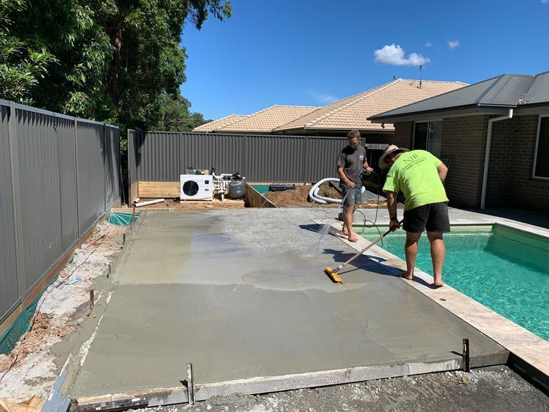 Cleaning Newly Installed Concrete — Brodie Wynter Concreting in Port Macquarie, NSW