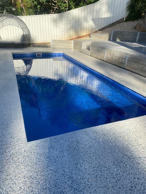 After Pool Side Concrete Installation — Brodie Wynter Concreting in Port Macquarie, NSW