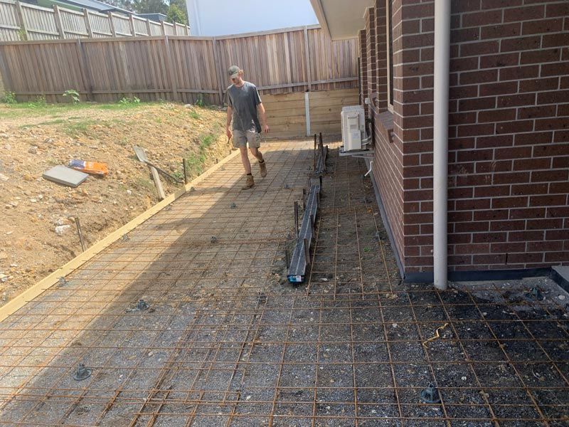 Metal Frame for Concrete — Brodie Wynter Concreting in Port Macquarie, NSW