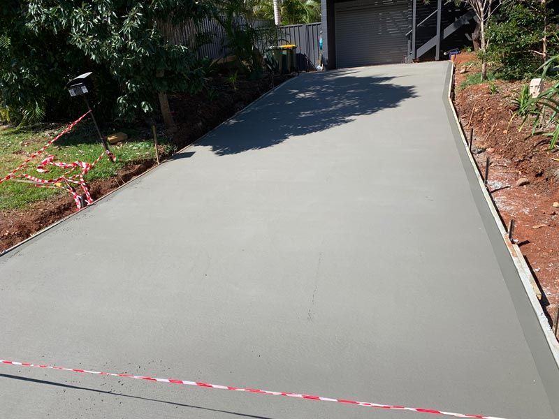 Smooth Driveway Newly Installed — Brodie Wynter Concreting in Port Macquarie, NSW