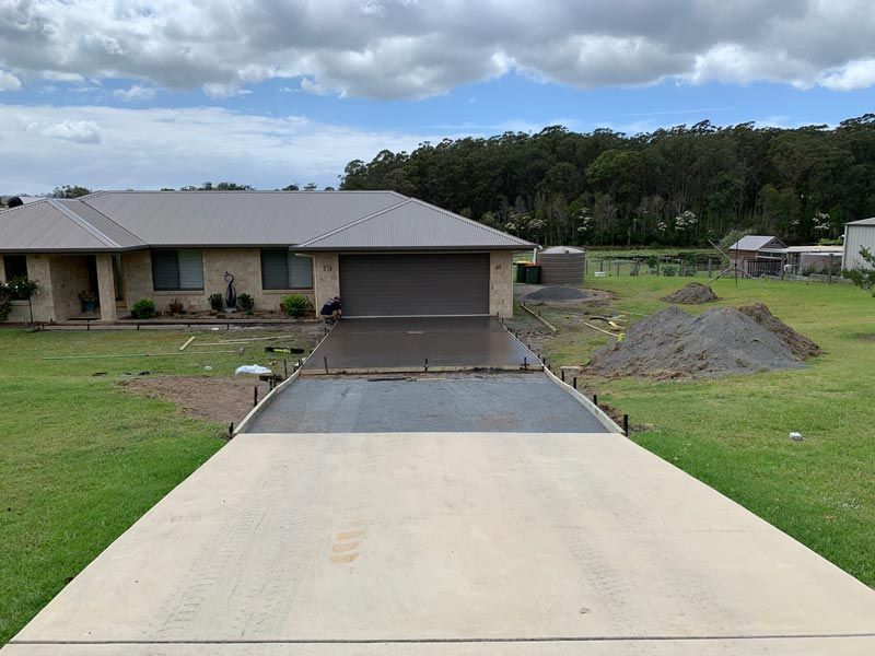 Residential Driveway Installed — Brodie Wynter Concreting in Port Macquarie, NSW