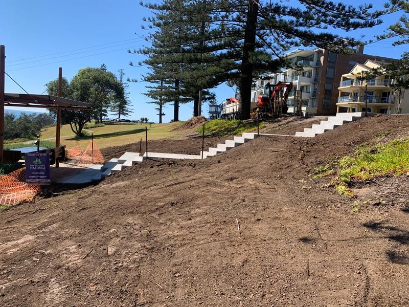 Newly Installed Concrete Stairs — Brodie Wynter Concreting in Port Macquarie, NSW