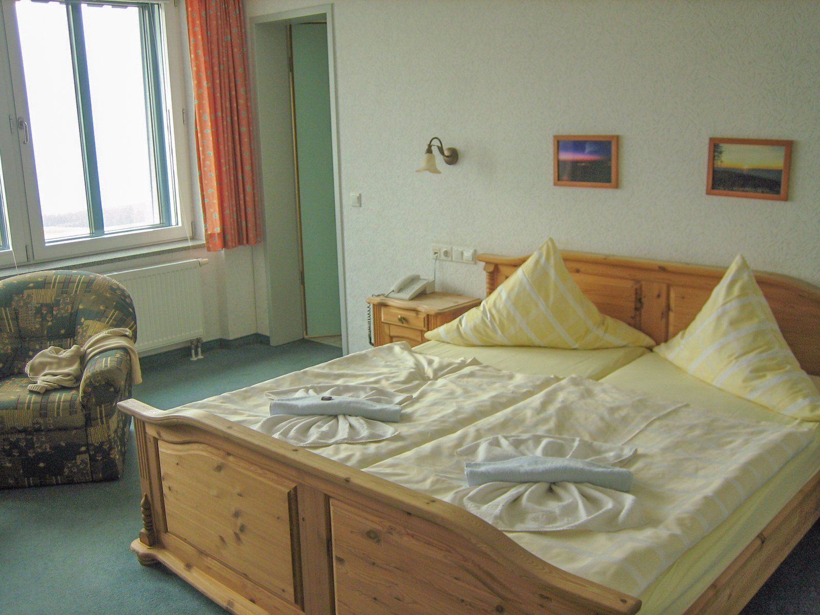 Doppelzimmer im Brockenhotel auf dem Gipfel des Brockens