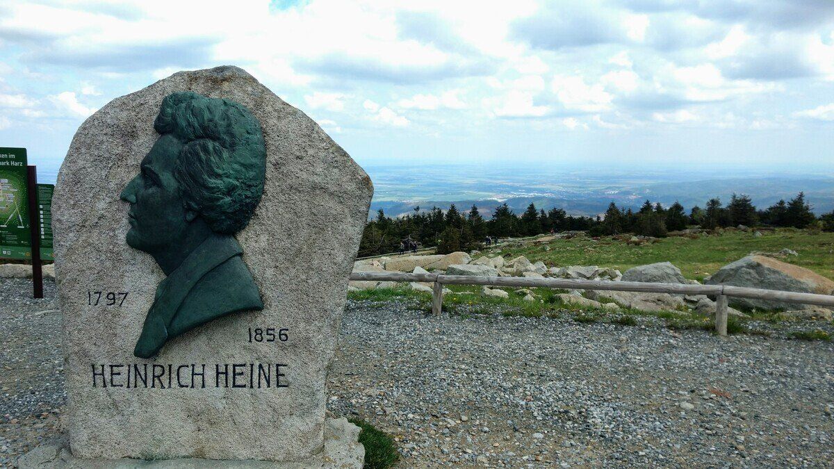 Heinrich Heine-Denkmal auf dem Brockengipfel
