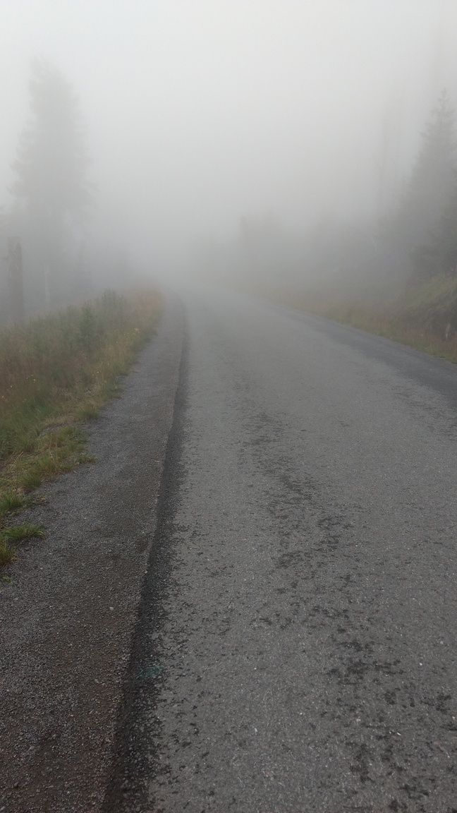 Schlechte Sicht auf der Brockenstraße