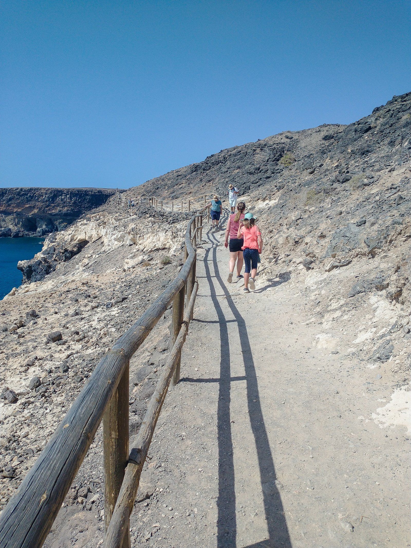 Weg zu den Cuevas de Ajuy auf Fuerteventura
