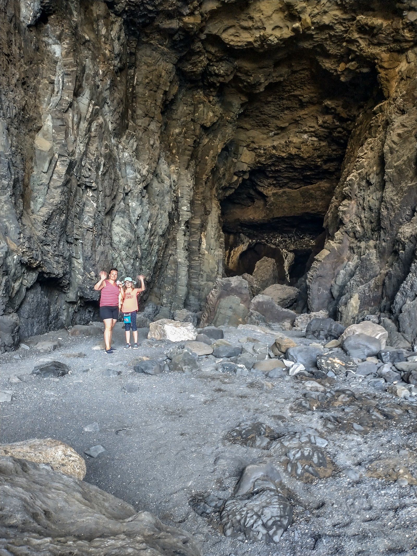Cuevas de Ajuy auf Fuerteventira Grotto negra