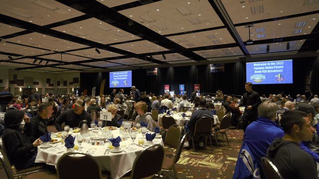 Cunningham shares faith at Idaho Potato Bowl FCA Breakfast, Local News