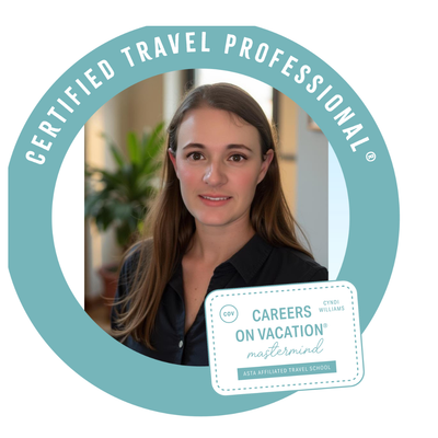 View from an airplane window: wing against blue sky, clouds below. Ryanair logo visible.
