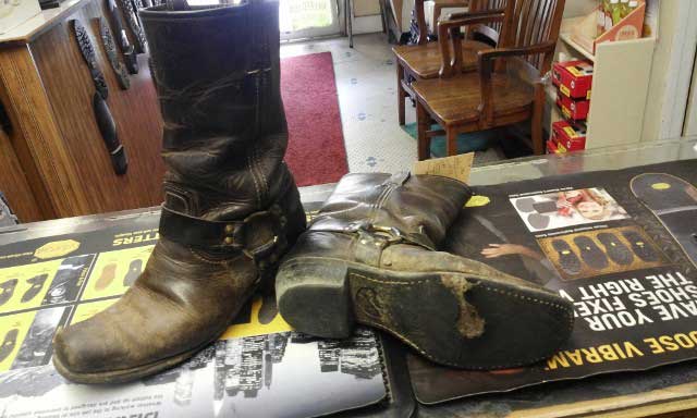 Pairs of boots — Shoe Repair in Philadelphia, PA
