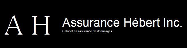 Un logo noir et blanc pour ah assurance hébert inc.