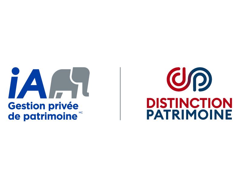 Les logos de l'iaa et de distinction patrimoine sont représentés sur fond blanc.