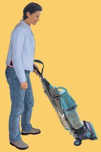 damaged dysons - Droitwich and Worcester - The Dyson Clinic - dyson woman cleaning