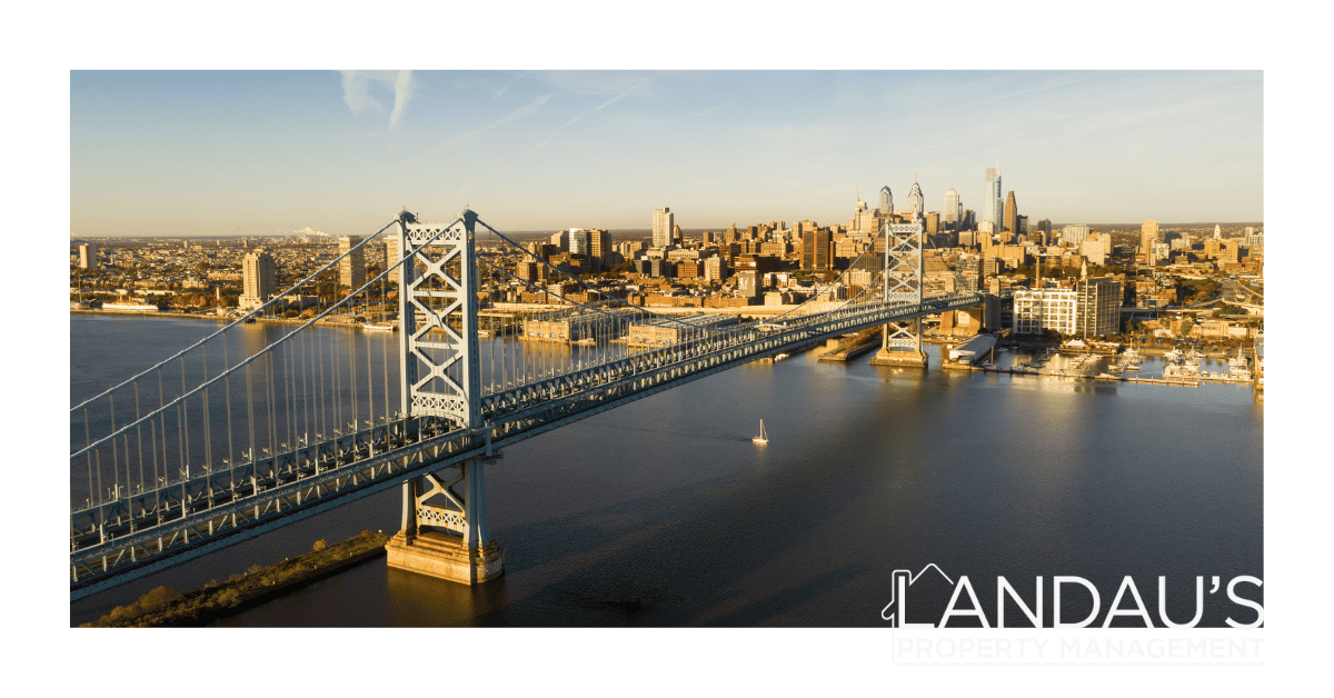 Photo of bridge to Camden NJ depicting most affordable places to rent in NJ State