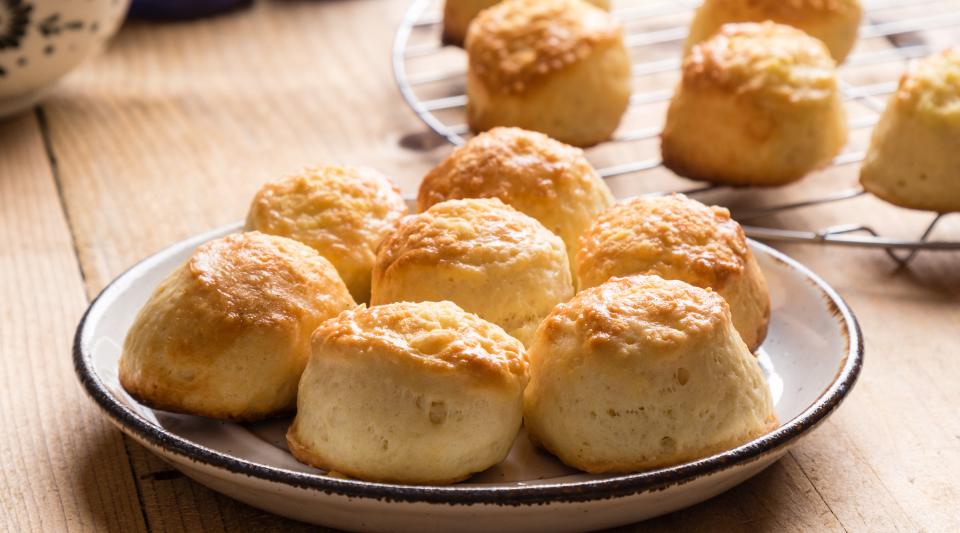 Freshly baked scones