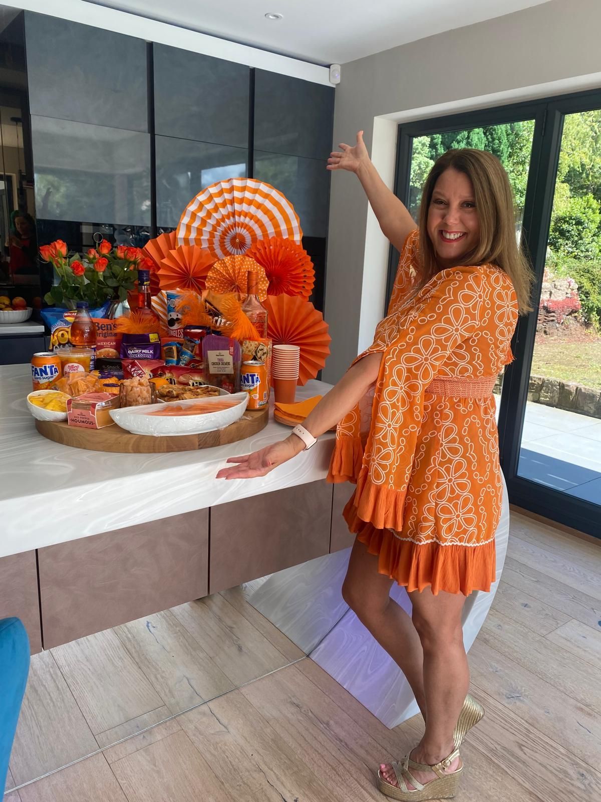 Colour Themed Party in a luxury designed kitchen by James James Kitchens