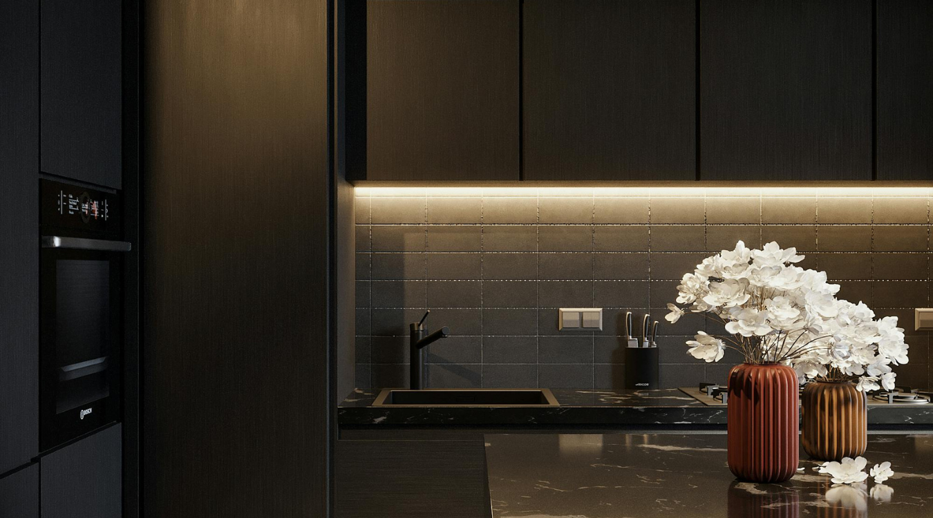 Moody and Modern Kitchen Decor Inspiration with James James Kitchens