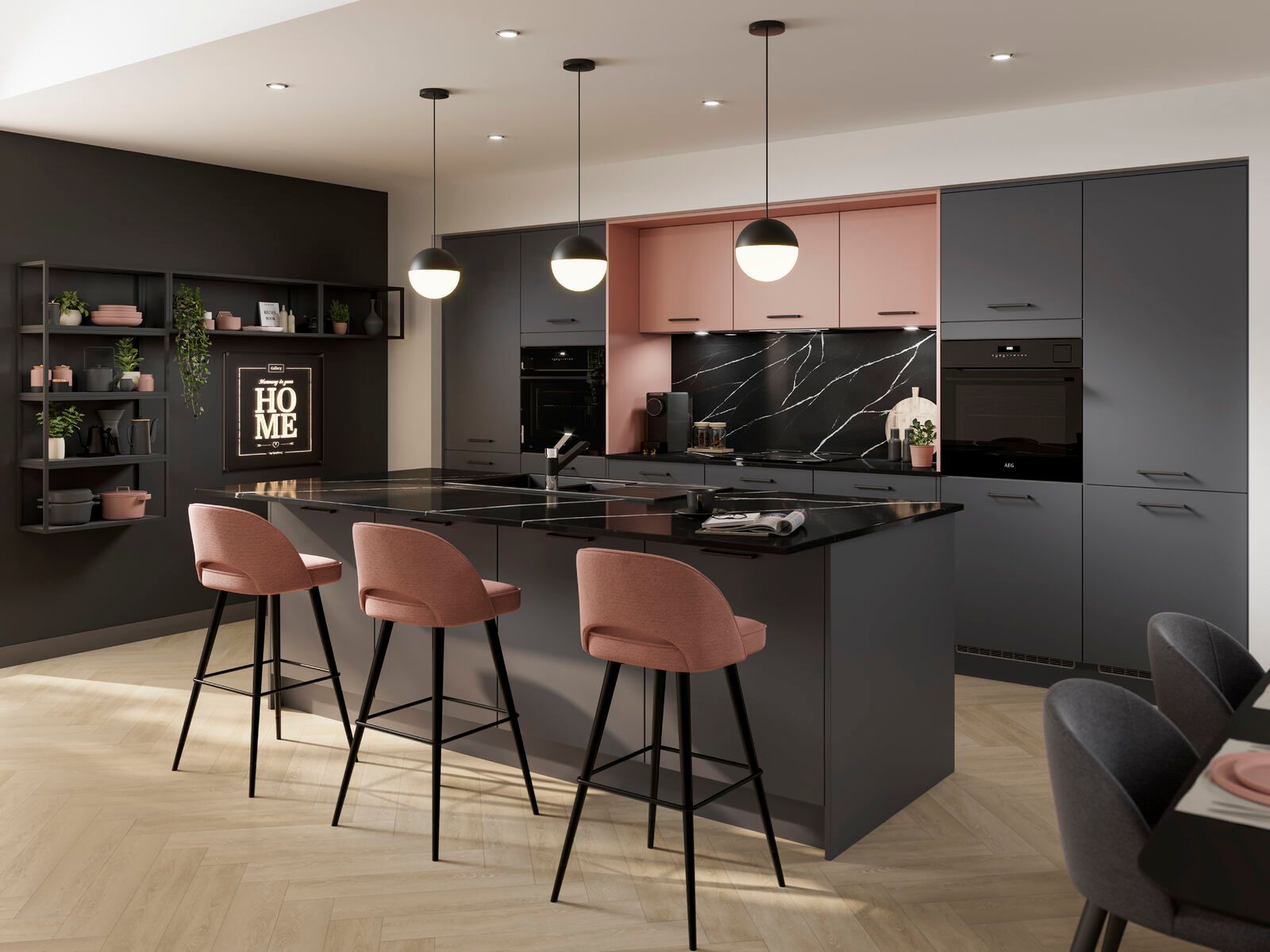 Lavish interior design by James James Kitchens