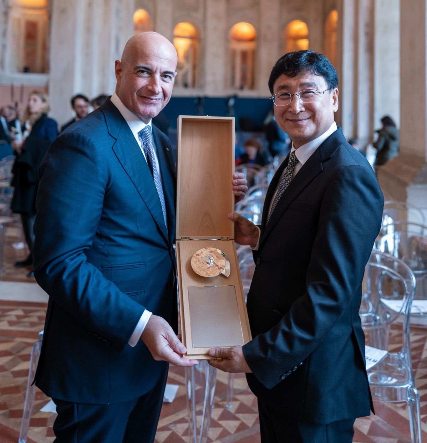 Italian Ambassador to Singapore, Dante Brandi and Dr. BJ Han 
