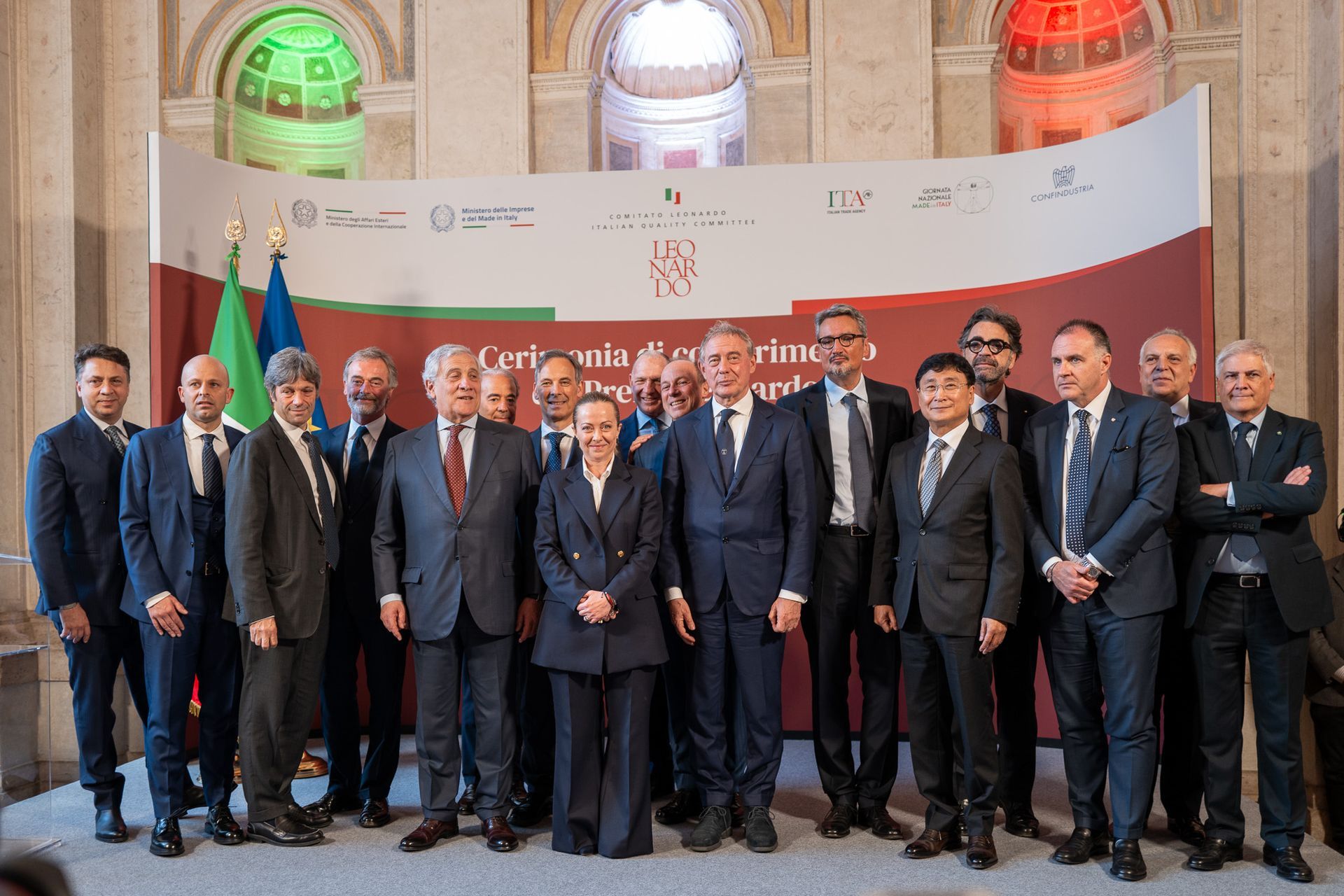 Group photo with award recipients