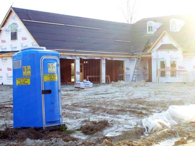 House with a K-Jon Portable toilet