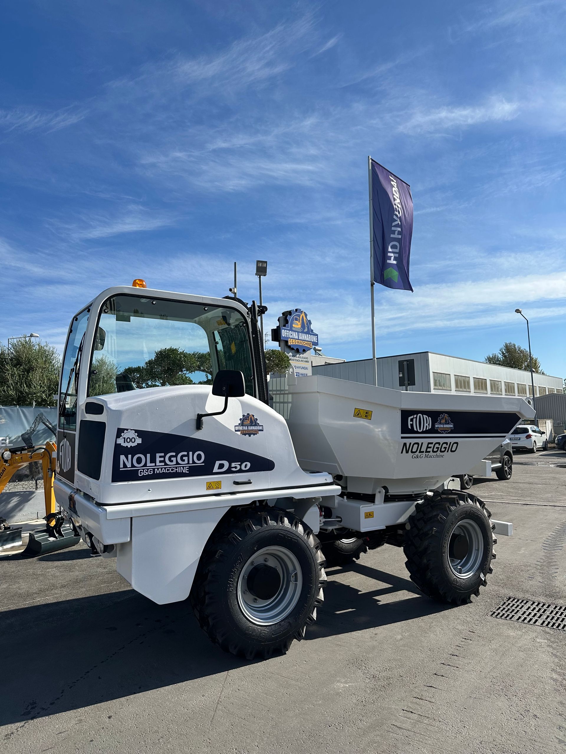 automezzi per il movimento terra dell'azienda