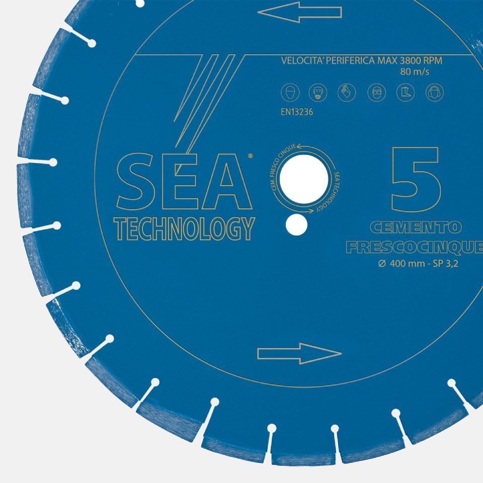 disco taglia cemento fresco Cinque
