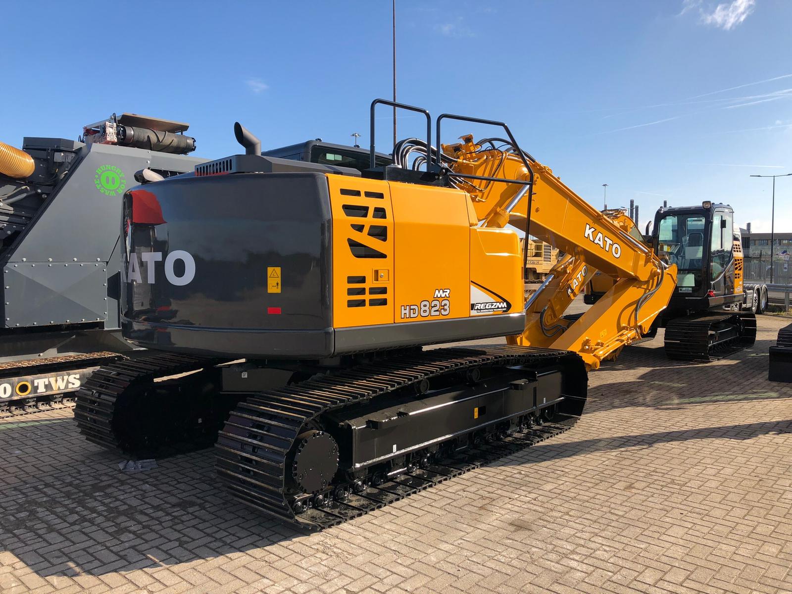 escavatore in un cantiere